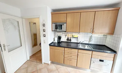 Ferienwohnung Strandmöwe- Küchenzeile
