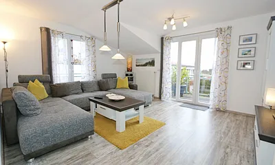 Residenz Falkenberg, 2-Zimmer-Ferienwohnung (Whg.6 Das Boot mit Balkon)
