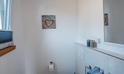 Gäste-WC im Erdgeschoss