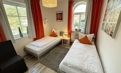 Villa Wilhelmine WE 04 Schlafzimmer für 2 Personen (Einzelbetten