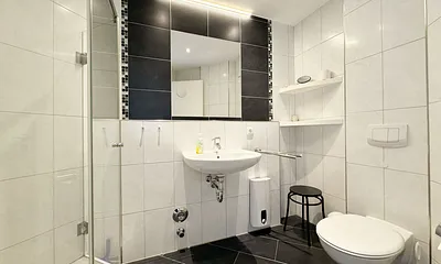 innenliegendes Badezimmer