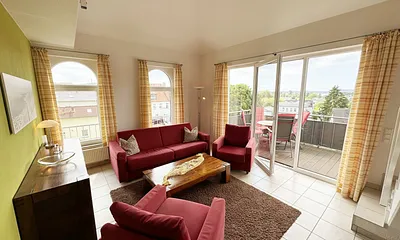 Haus Möwe, 3-Zimmer-Ferienwohnung (Whg. 10 mit Balkon)