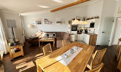 Seepark Sellin Haus Baabe - Blickrichtung Couch