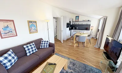 Haus Göhren Whg 523 Deichkieker -Wohnzimmer