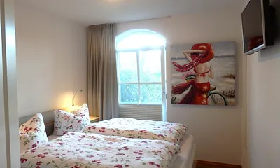 Schlafzimmer 1 mit Meerblick