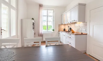 Küche mit Essbereich