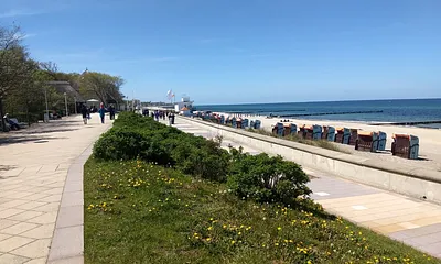 Die längste Standprommenade, immer mit Blick auf die Ostsee