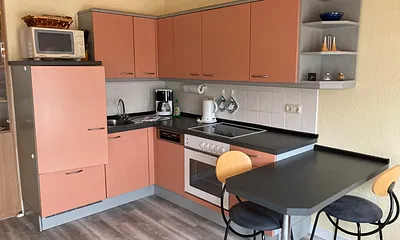 komplett ausgestattete Küchenzeile inkl. Geschirrspüler und Backofen