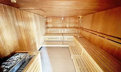 Sauna im Wellnessbereich