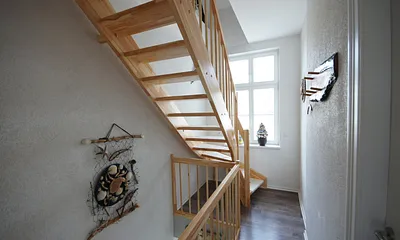 Treppe zur F4 Mansarde