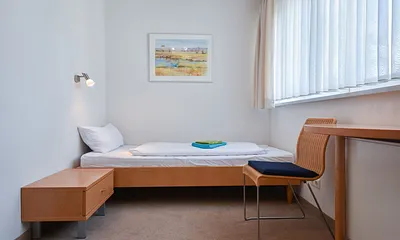 Schlafzimmer mit 2 Einzelbetten