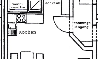 Grundriss der Erdgeschosswohnung