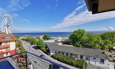 Blick von der Dachterrasse 