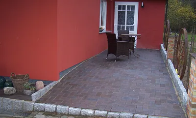 Terrasse,Eingang Fahrradgarage