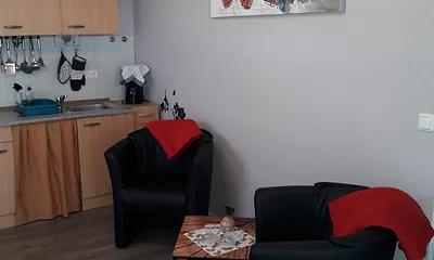     Sesselgruppe zum Verweilen und Fernsehen