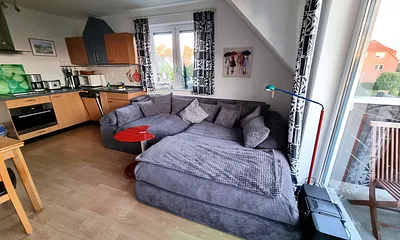 Wohnbereich mit Küche