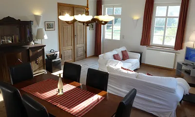 Ferienhaus Gut Rattelvitz, 3-Zimmer-Ferienwohnung (Parterre OST)