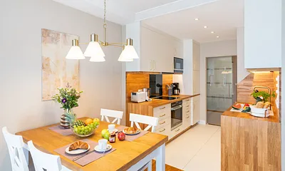 Koch- und Essbereich