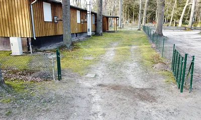 Zufahrt zum Bungalow