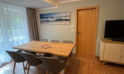 Blick in das Wohn- und Esszimmer