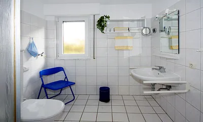 Tageslichtbad mit Dusche/WC und Fön