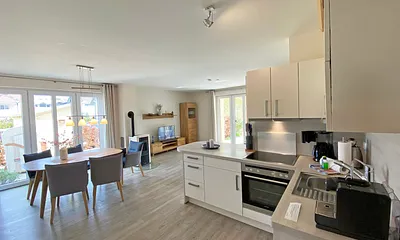 Küchen-und Essbereich für gemeinsames Kochen