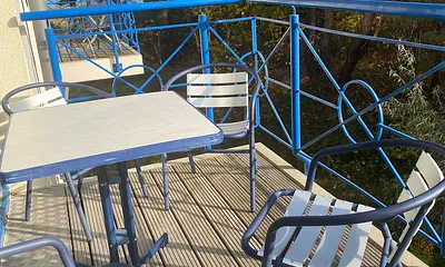 Balkon mit Meerblick