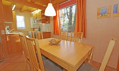 offene Küche mit Essbereich