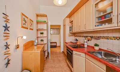 voll ausgestattete Küche