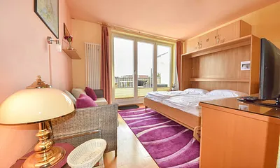 offener Wohn- & Schlafbereich