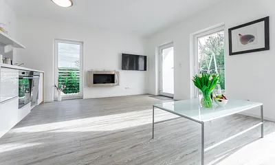 Wohnzimmer mit Essecke