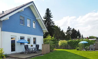 Inselhaus Garten und Terrasse