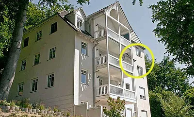 Lage der Wohnung im Haus B
