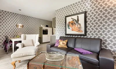 Blick Richtung Küchenbereich.