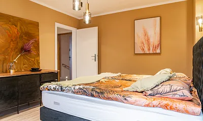 Das Schlafzimmer hat großes Relaxpotential :) ...