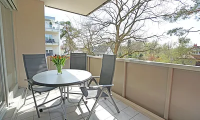 Balkon am Wohnzimmer