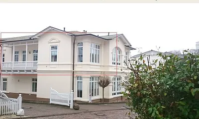 Villa Heimkehr. Lage der Wohnung im Haus