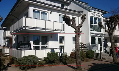 Villa Maria, Lage der Wohnung "Marie al mare" im Haus