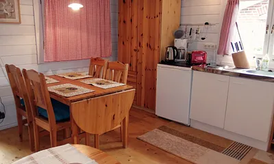 Küchenzeile im Wohnzimmer