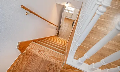 Treppe zum Schlafzimmer