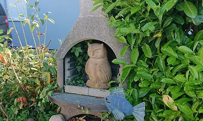 Die Eule- Namensgeberin des Bungalows