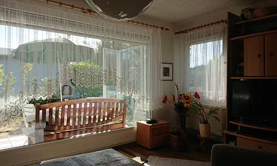 Panoramafenster im Wohnzimmer