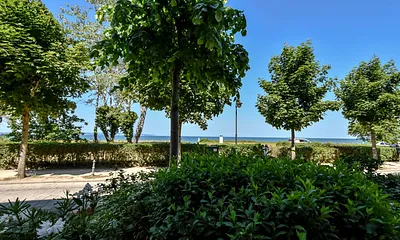 Ostseeblick vom Balkon