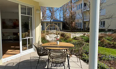 Die sonnige Süd-Terrasse