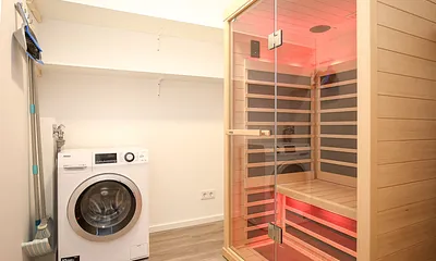 Infrarotsauna + Waschmaschine