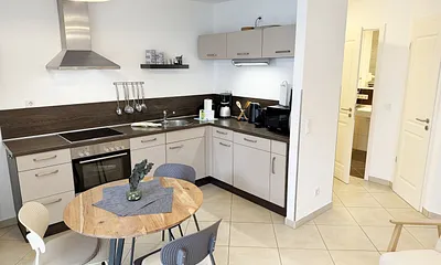 Haus Meeresblick A 1.26 Seegeflüster - Ess-und Küchenbereich