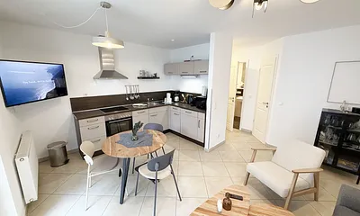 Haus Meeresblick A 1.26 Seegeflüster - Ess-und Küchenbereich