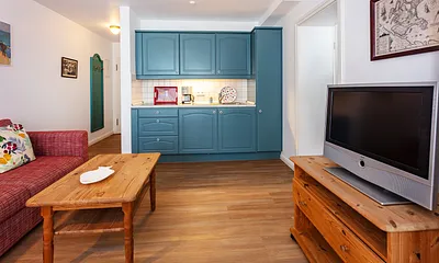 Küchenzeile im Wohn-Esszimmer