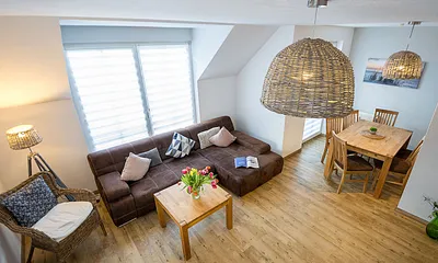 Der großzügige Wohnbereich