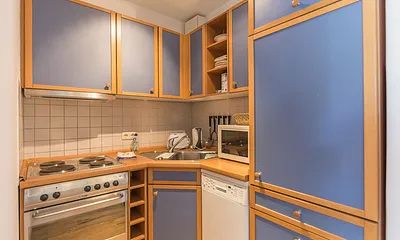 Die offene Küchenzeile